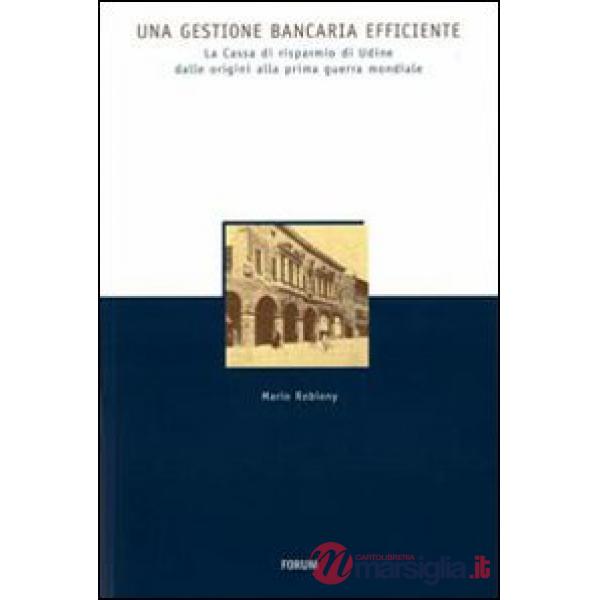 Gestione bancaria efficiente. La Cassa di Risparmio di Udine dalle origini alla prima guerra mondiale (Una)