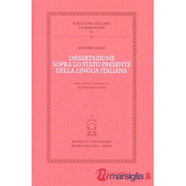 Dissertazione sopra lo stato presente della lingua italiana