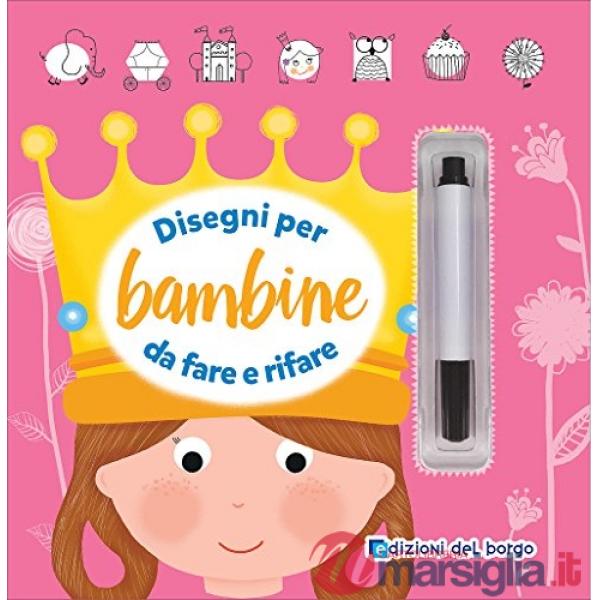 Disegni per bambine da fare e rifare. Ediz. illustrata. Con gadget