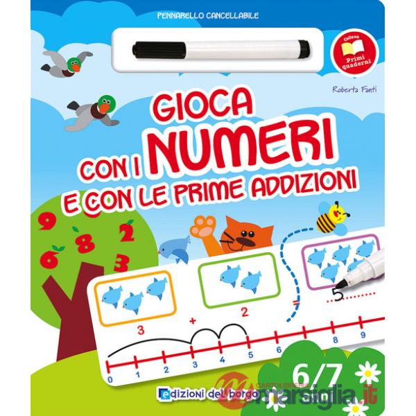 Gioca con i numeri e con le prime addizioni. Con gadget