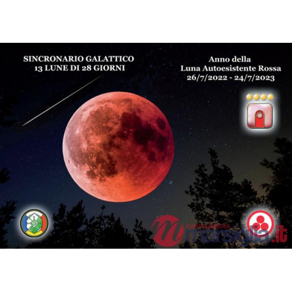 Sincronario galattico 13 lune di 28 giorni. Anno della luna autoesistente rossa