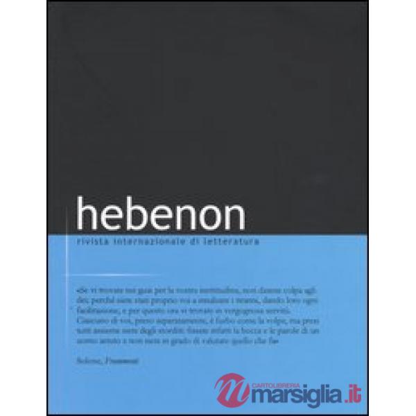 Hebenon. Rivista internazionale di letteratura (2004). Vol. 2