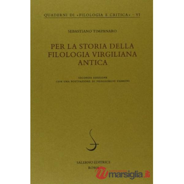 Per la storia della filologia virgiliana antica