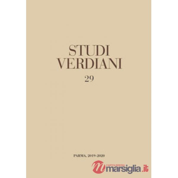 Studi verdiani. Vol. 29