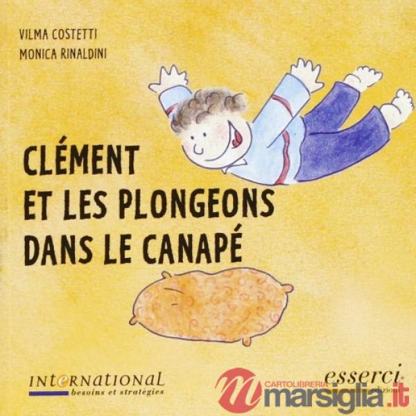 Clement et le plongeons dans le canape