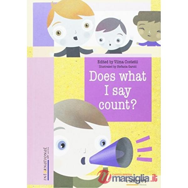 Does what I say count?