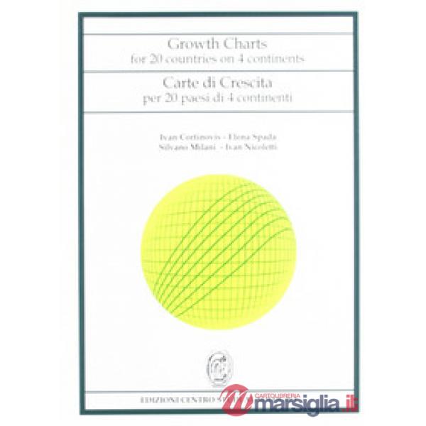 Growth charts for 20 countries on 4 continents-Carte di crescita per 20 paesi di