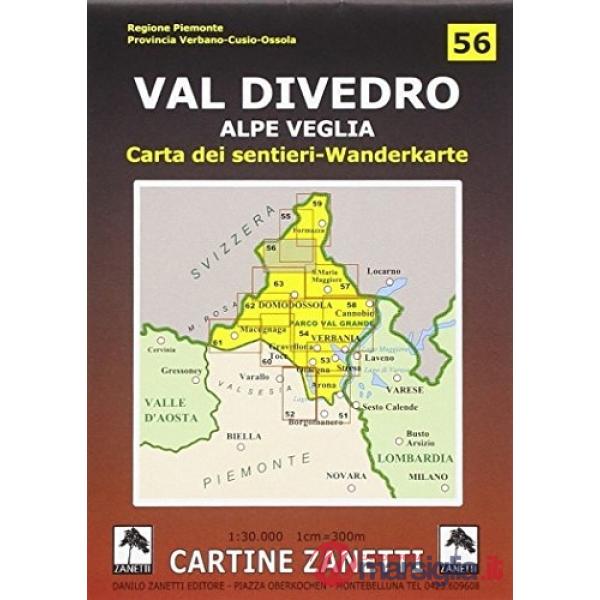 Alpe Veglia. Val Divedro 1:30.000