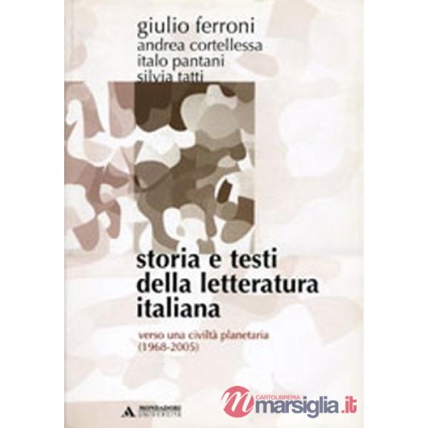 STORIA E TESTI DELLA LETTERATURA ITALIAN