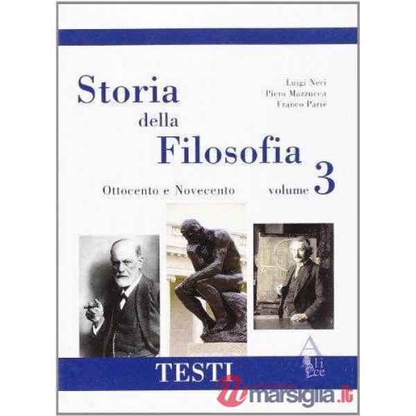 STORIA FILOSOFIA 3 TESTI