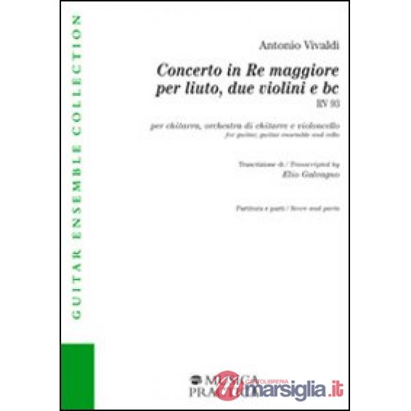 Concerto in re maggiore per liuto, 2 violini e bc rv93