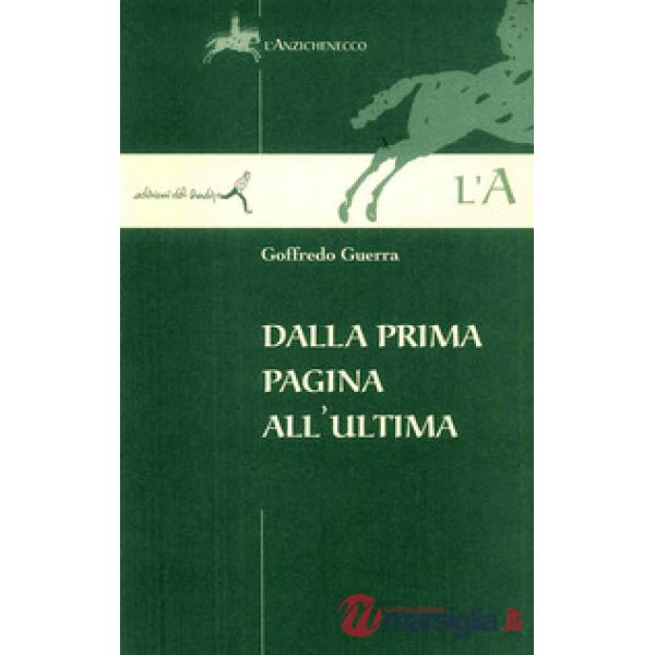 Dalla prima pagina all'ultima. Diario in versi