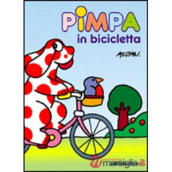 Pimpa in bicicletta