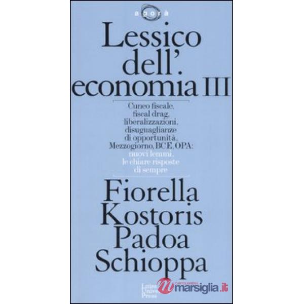 Lessico dell'economia. Vol. 3