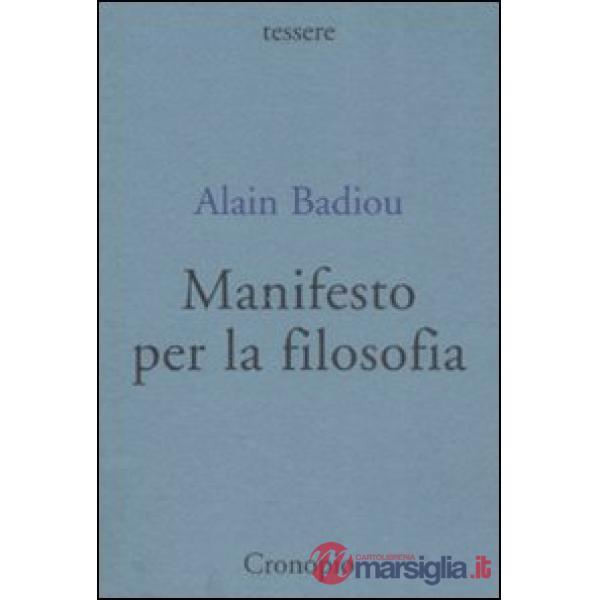 Manifesto per la filosofia