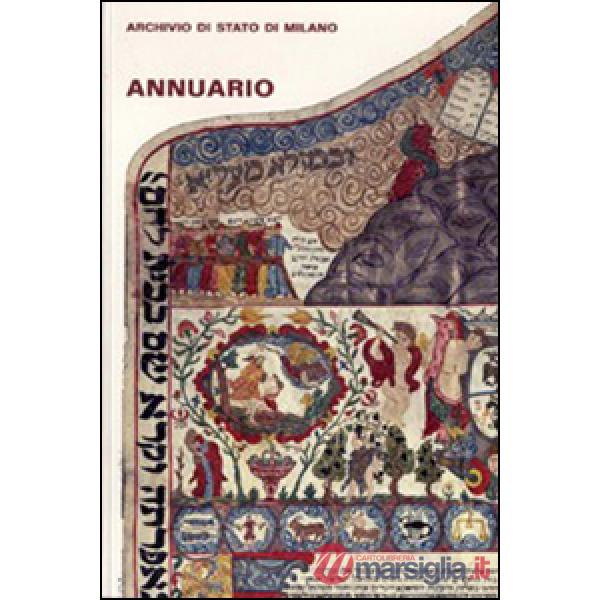 Annuario dell'archivio di Stato di Milano