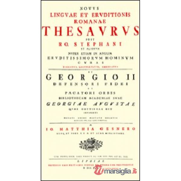 Novus linguae et eruditionis romanae thesaurus
