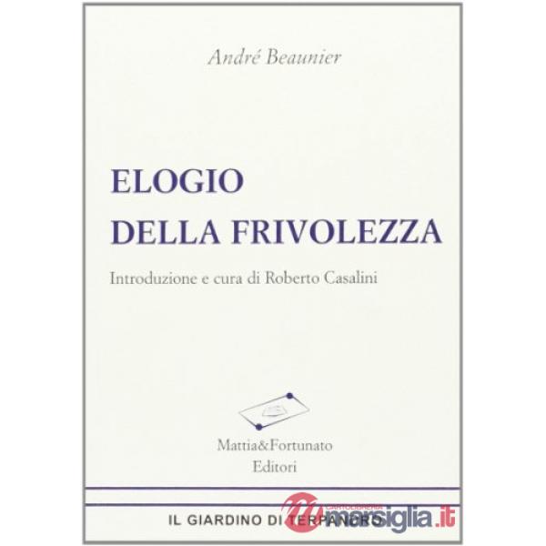 Elogio della frivolezza