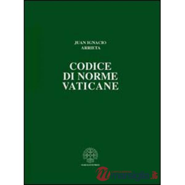 Codice di norme vaticane. Ordinamento giuridico dello Stato della Città del Vati
