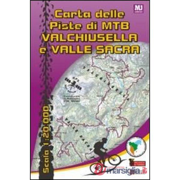 Carta delle piste di MTB Valchiusella Valle Sacra