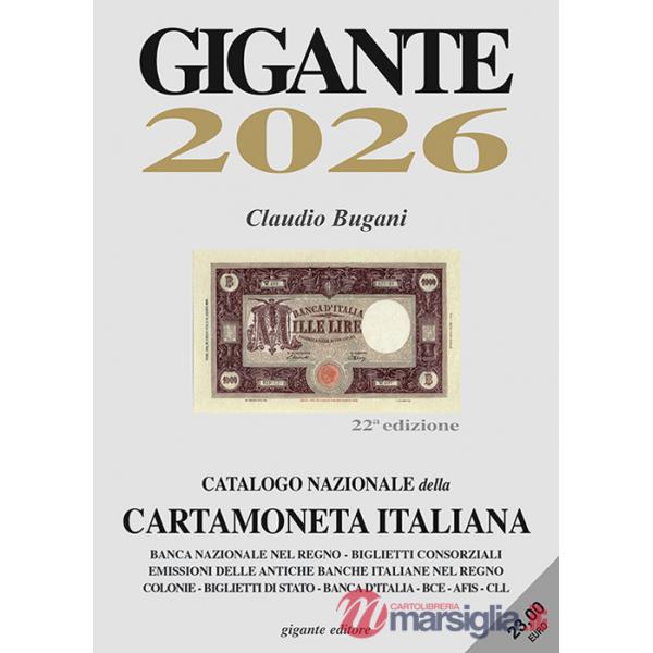 Gigante 2026. Catalogo nazionale della cartamoneta italiana