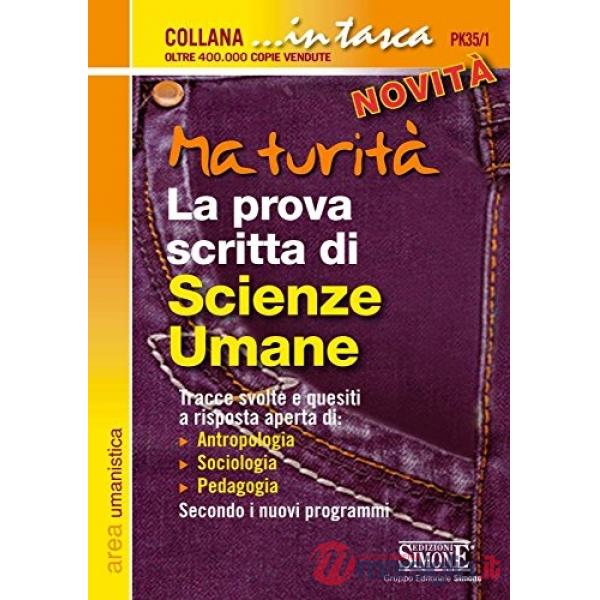 PROVA SCRITTA DI SCIENZE UMANE PER LA MATURITA'
