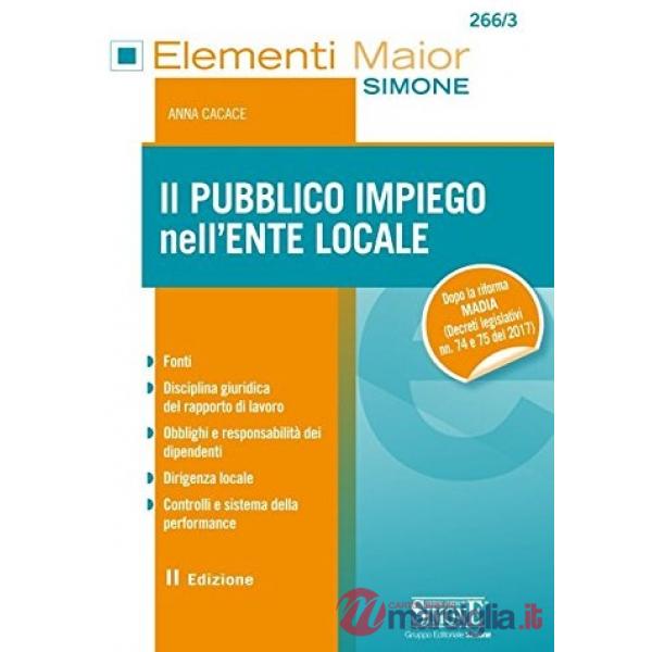 Il pubblico impiego nell'ente locale