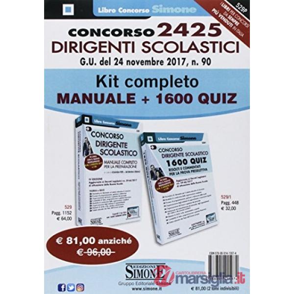 Concorso 2425 dirigenti scolastici. Kit completo