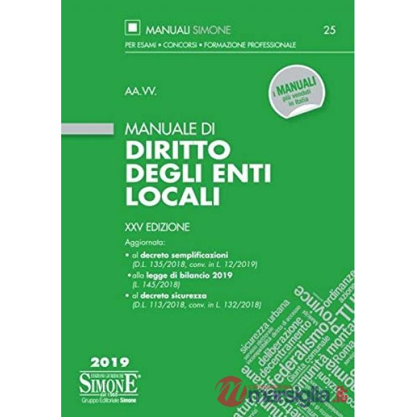 Manuale di diritto degli enti locali
