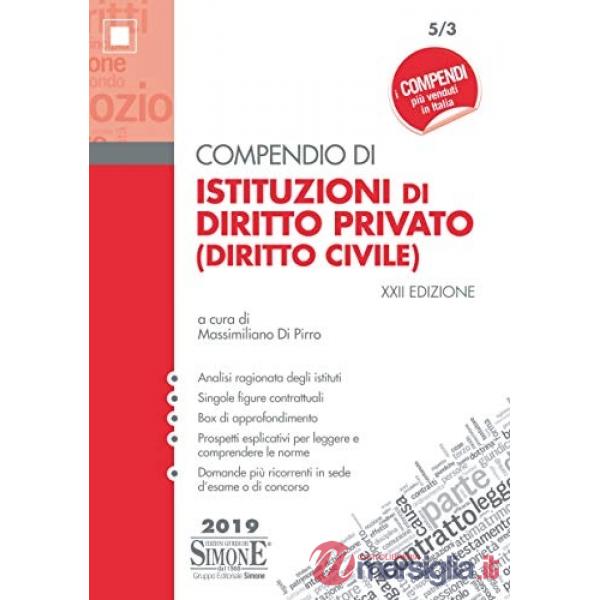 Compendio di istituzioni di diritto privato (diritto civile)