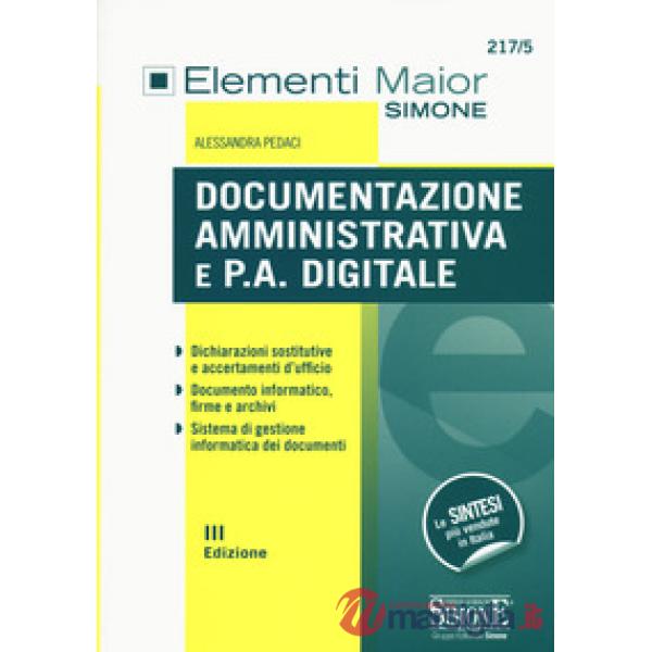 Documentazione amministrativa e P.A. digitale