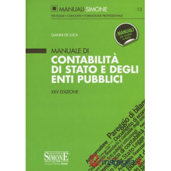 Manuale di contabilità di Stato e degli enti pubblici
