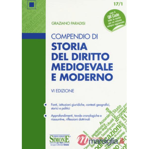 Compendio di storia del diritto medievale e moderno
