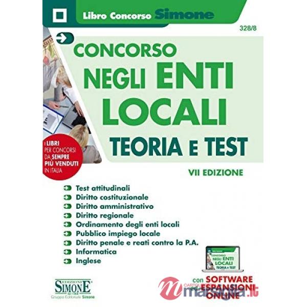 Concorso negli enti locali. Teoria e test