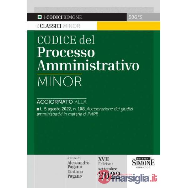 Codice del processo amministrativo Minor