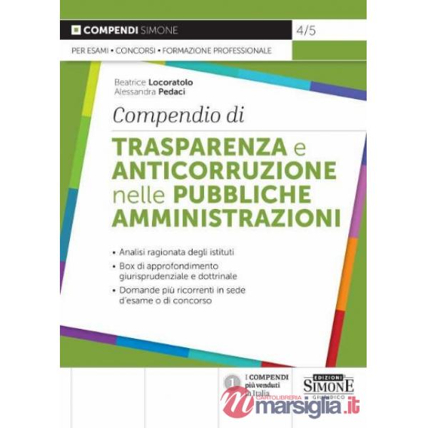 Compendio di trasparenza e anticorruzione nelle pubbliche amministrazioni