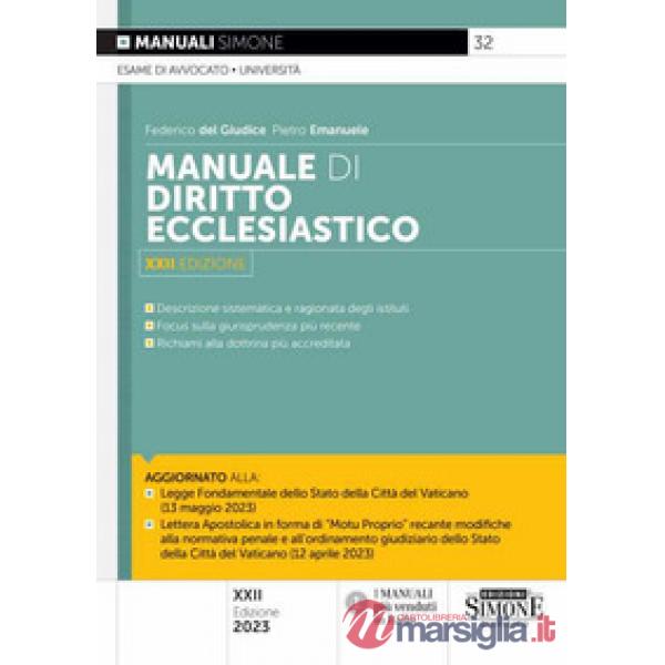 Manuale di diritto ecclesiastico