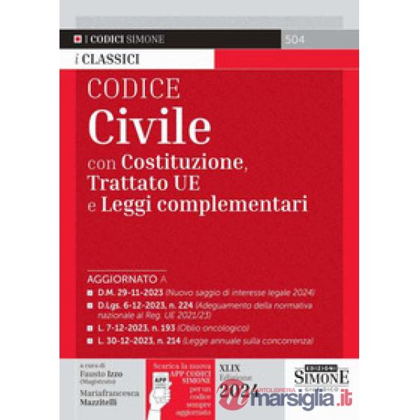 CODICE CIVILE ED 2024