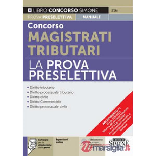 Concorso magistrati tributari. La prova preselettiva