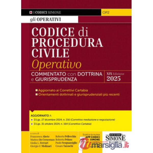 Codice di procedura civile operativo. Annotato con dottrina e giurisprudenza