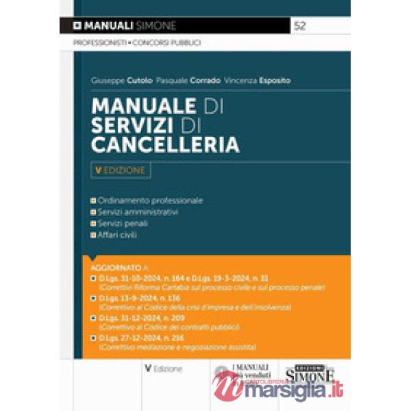 Manuale di servizi di cancelleria