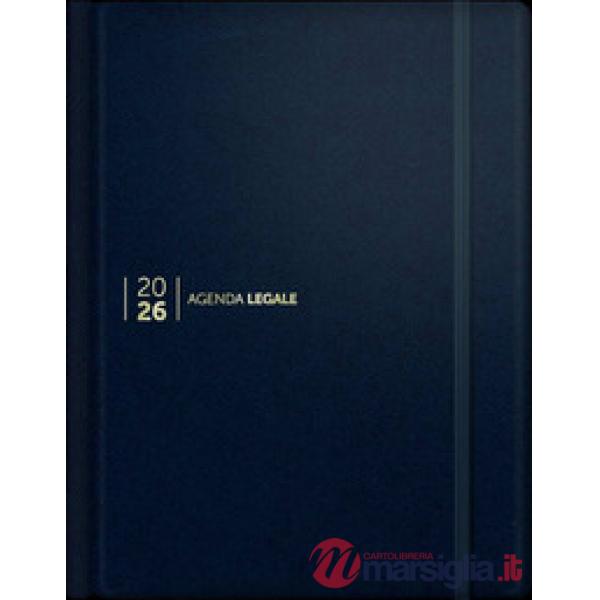 Agenda legale 2026. Ediz. leather blu