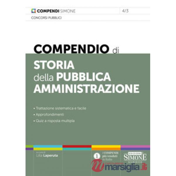 Compendio di storia della pubblica amministrazione