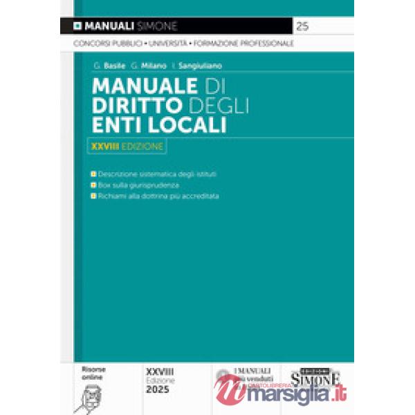 Manuale di diritto degli enti locali