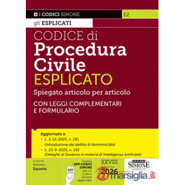 Codice di procedura civile spiegato articolo per articolo. Con leggi complementari e formulario