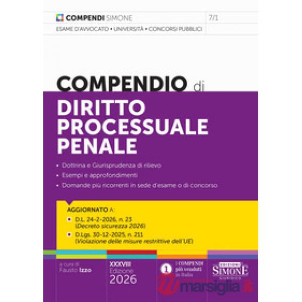Compendio di diritto processuale penale