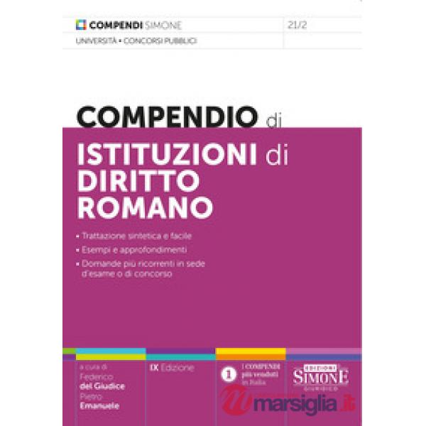 Compendio di istituzioni di diritto romano