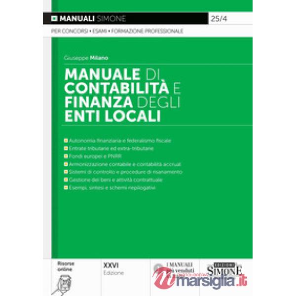 Manuale di contabilità e finanza degli enti locali