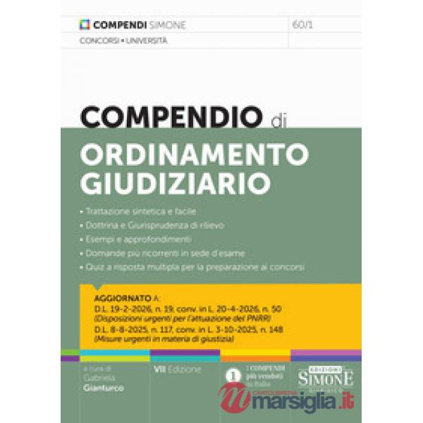 Compendio di ordinamento giudiziario