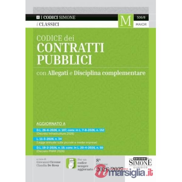 Nuovo codice dei contratti pubblici 2026